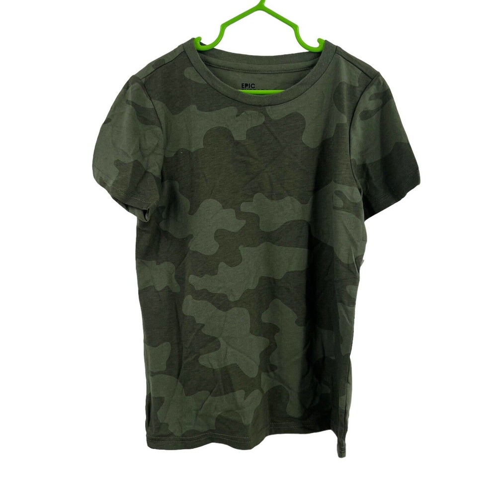 Epic Threads Green Camo Tee Size‎ 7 Boys New